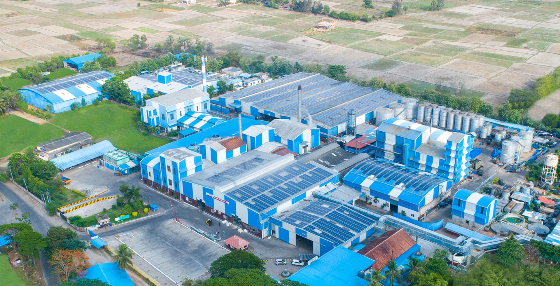 Janatha Group aerial facility view
